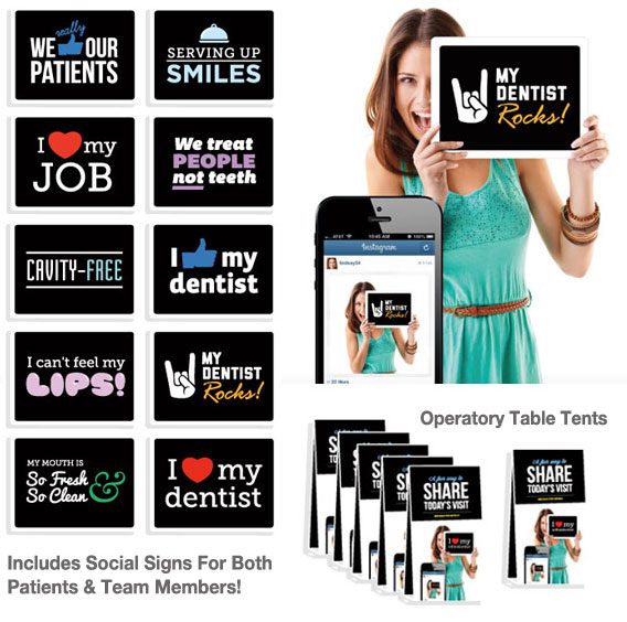 free dental social media signs