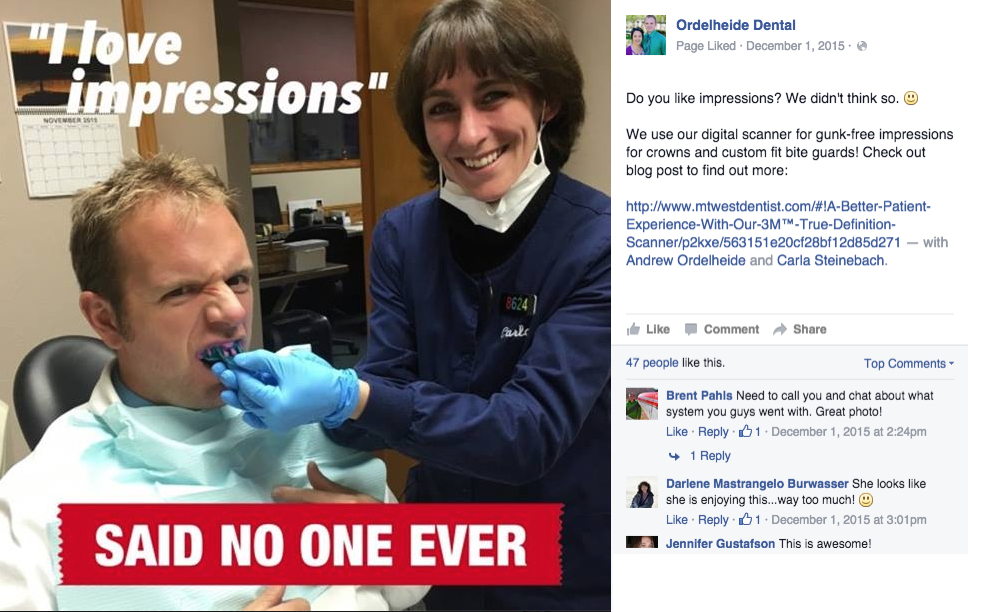 facebook marketing for dentists