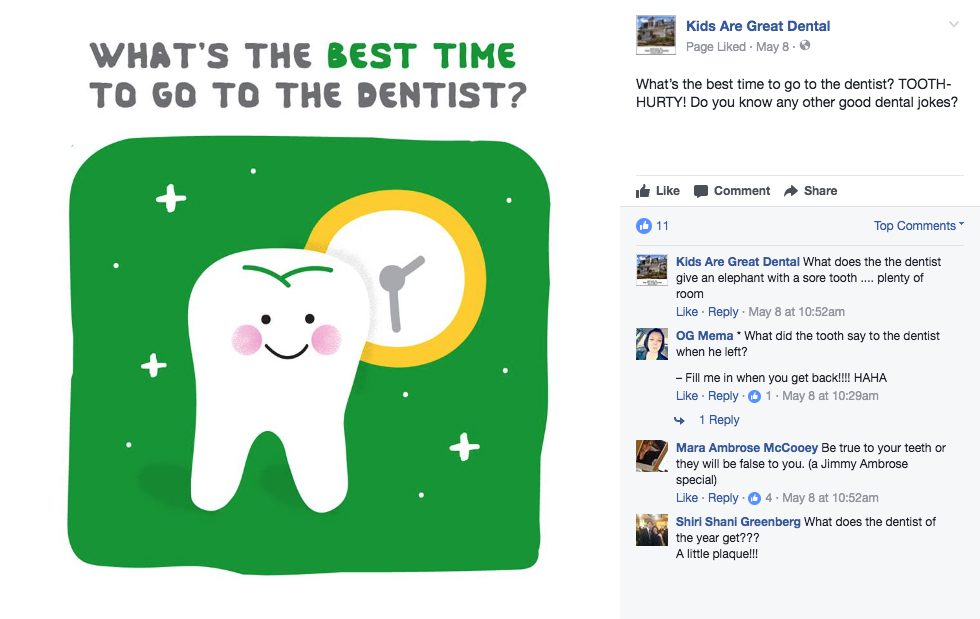 fun dental facebook posts