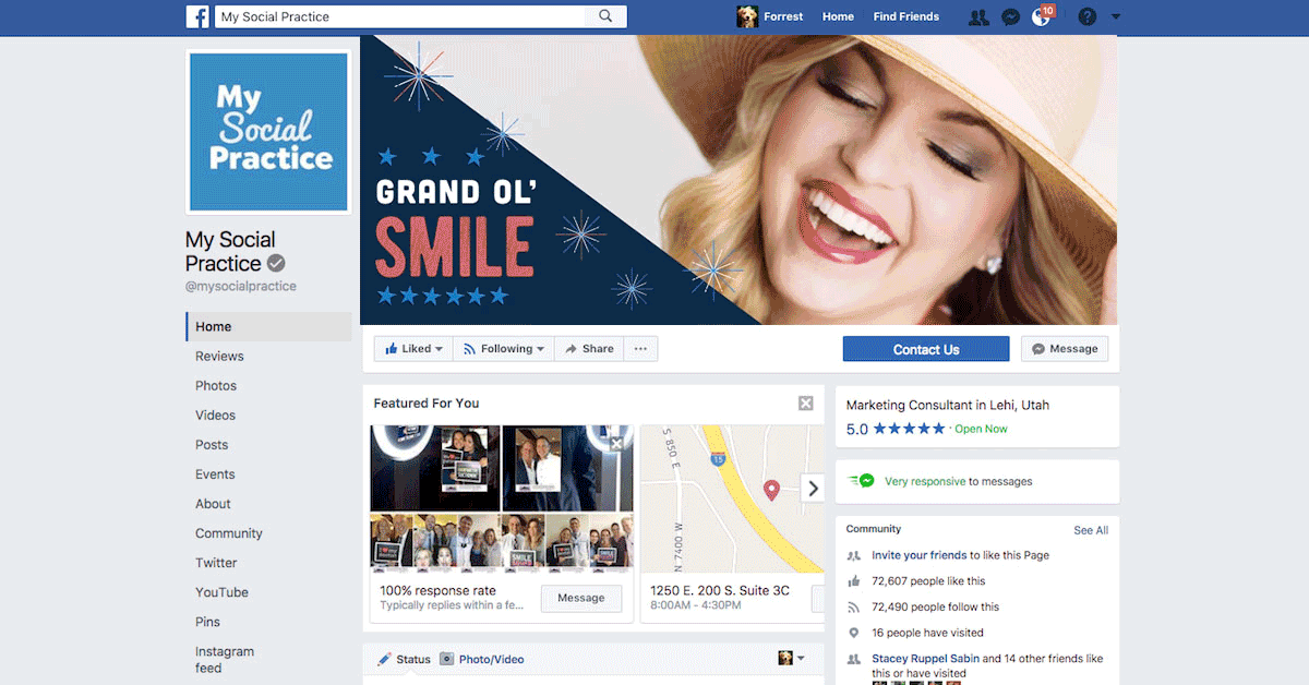 dental facebook marketing ideas