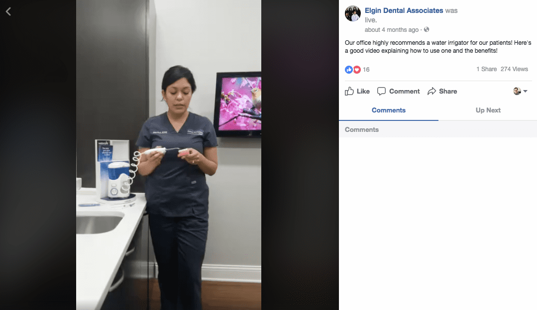 facebook marketing for dentists