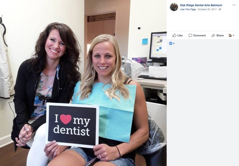dental marketing case study oak ridge dental arts  social