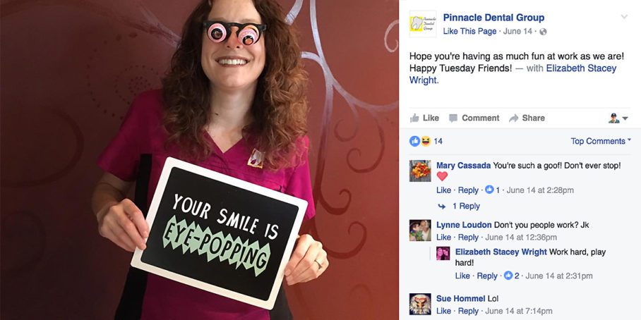 facebook post ideas for dental practices