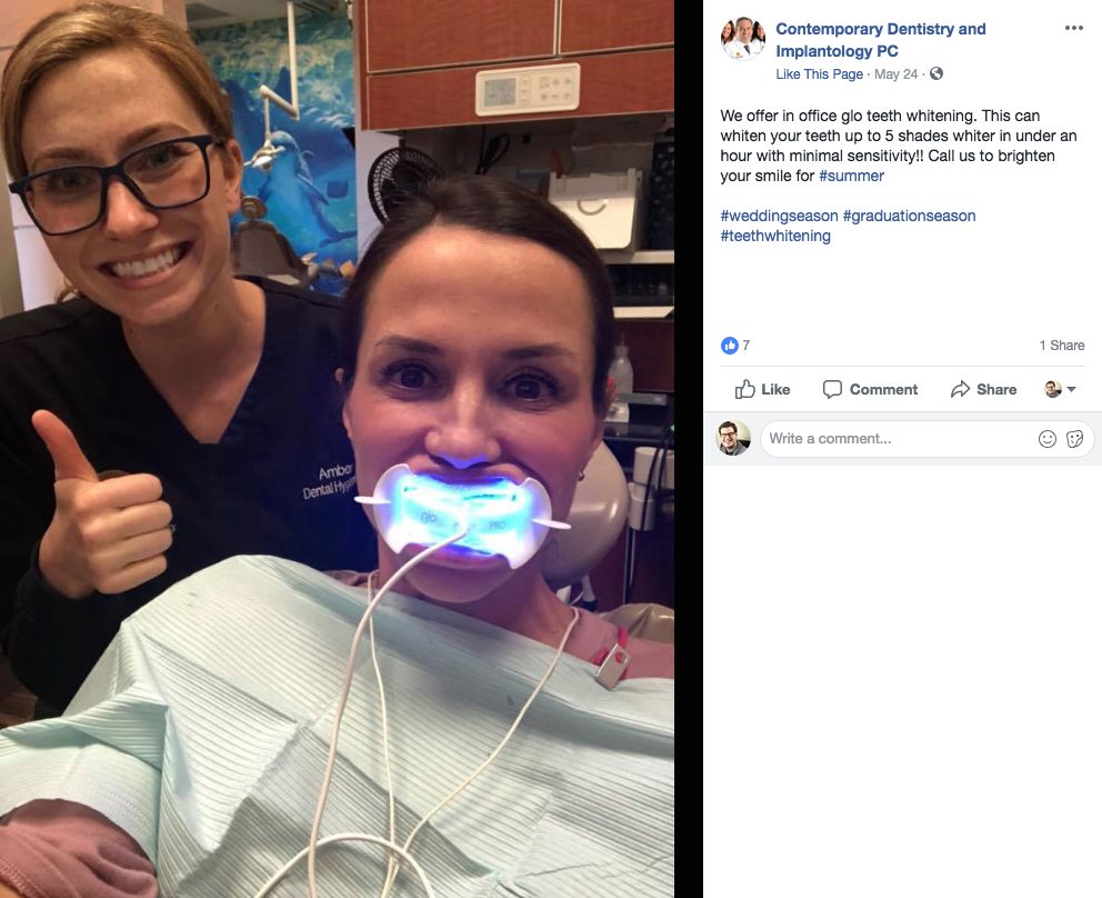 dental marketing social media