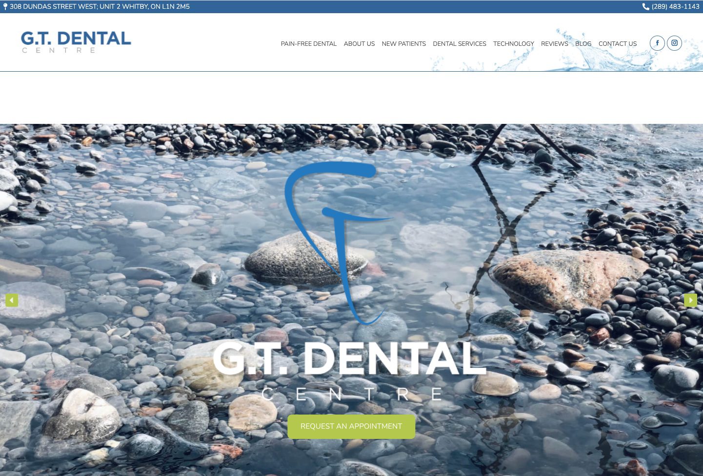 Best Dental Website Designs_G.T. Dental Centre
