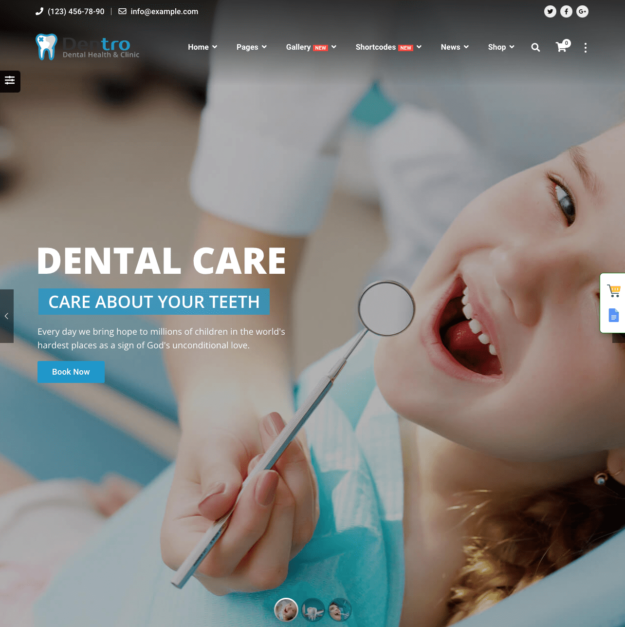 best dental websites template example 4