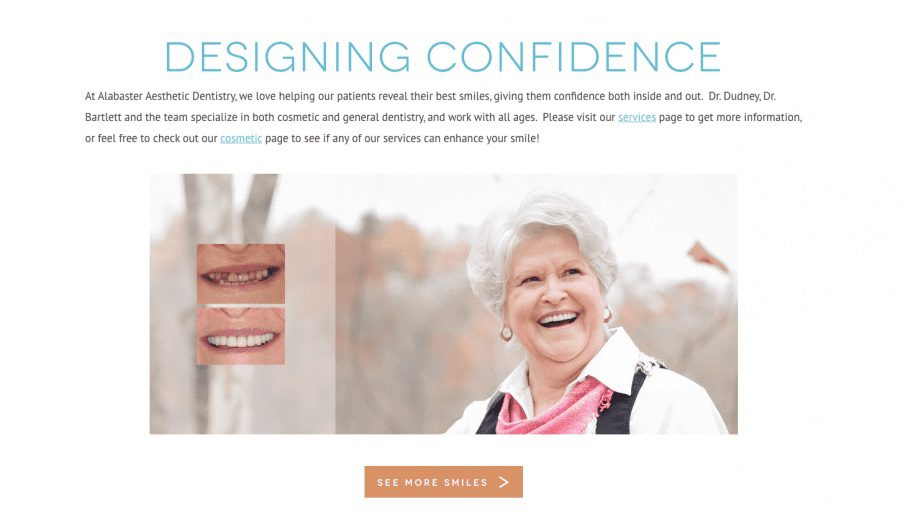 dental office practice website