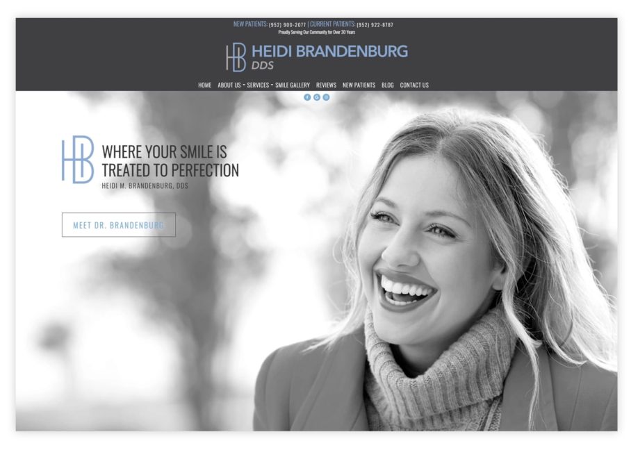 best dentists websites