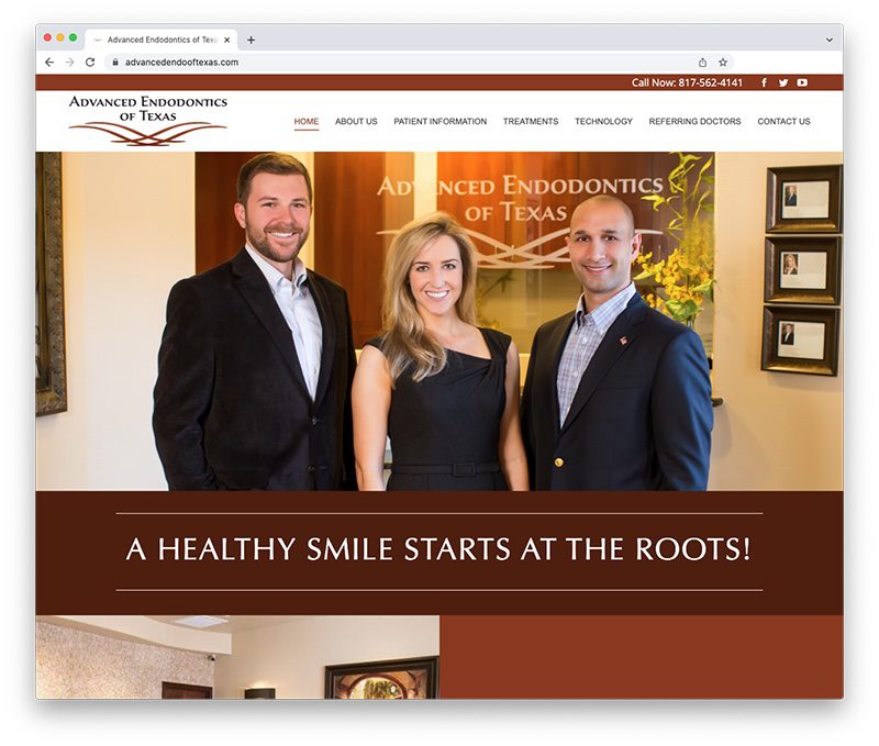 Advanced Endodontics of Texas | Dental Websites by My Social Practice