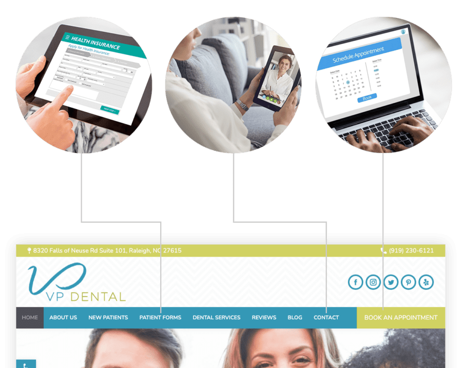 Dental website design case study_Websites by My Social Practice