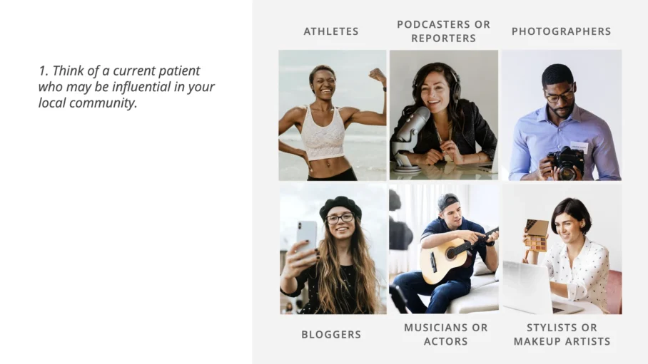 orthodontic marketing with influencers