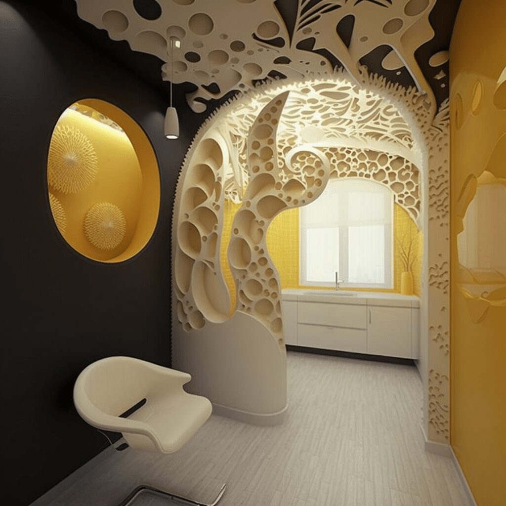 dental office design by Gustav Klimt_1