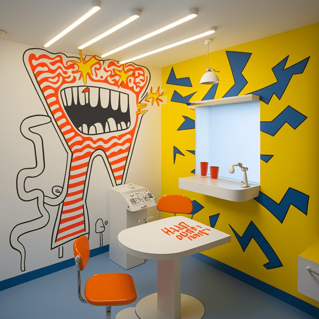 dental office designed by Keith Haring_1