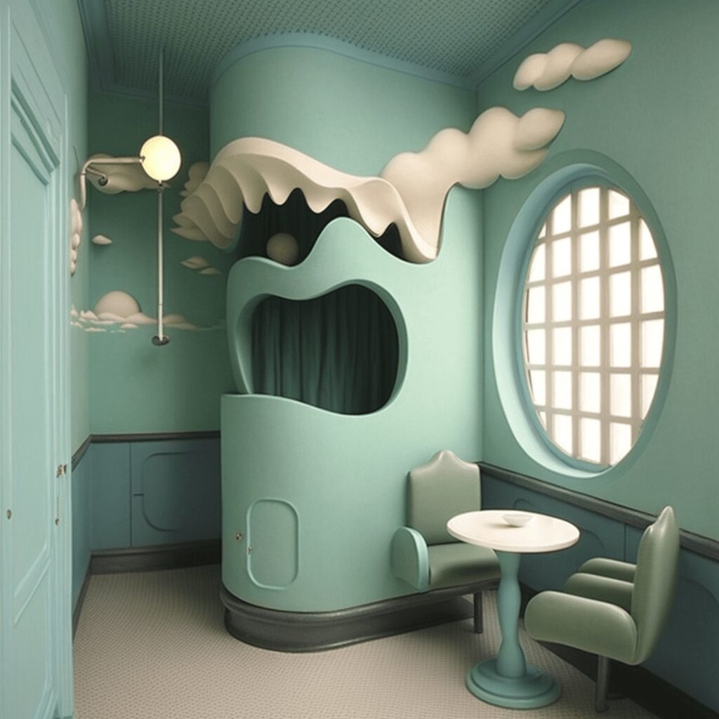 dental office designed by René Magritte_1