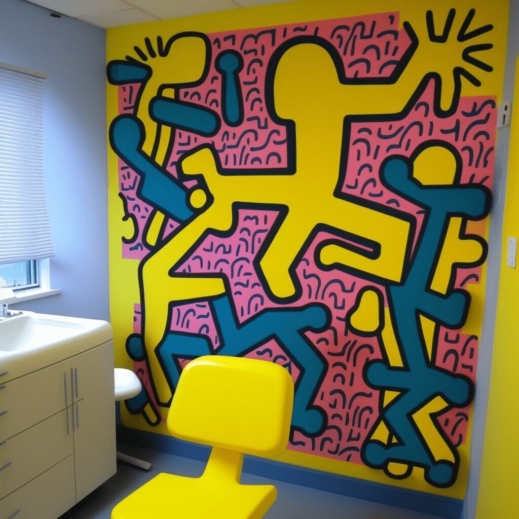 dental office designed by keith haring_3