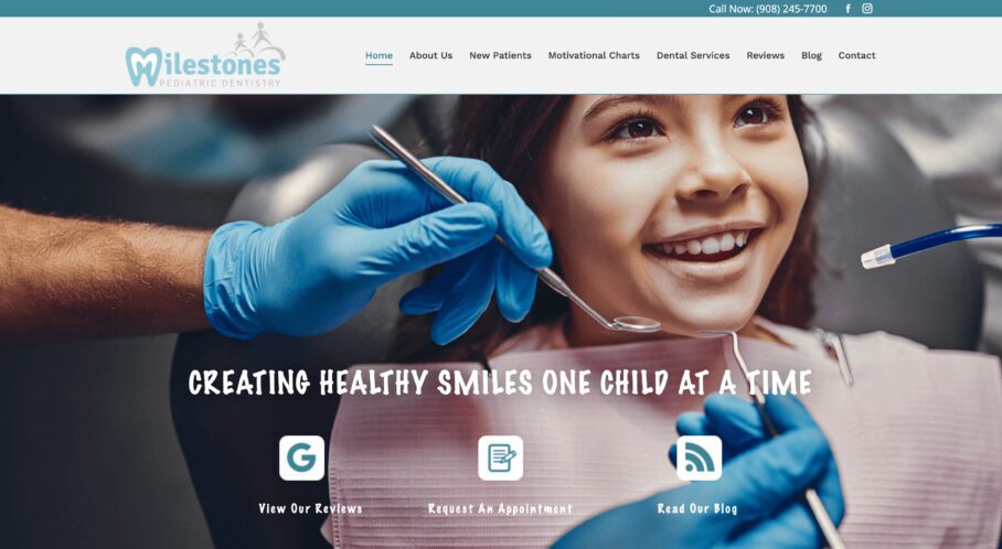 pediatric dentist websites_milestone pediatric dentistry