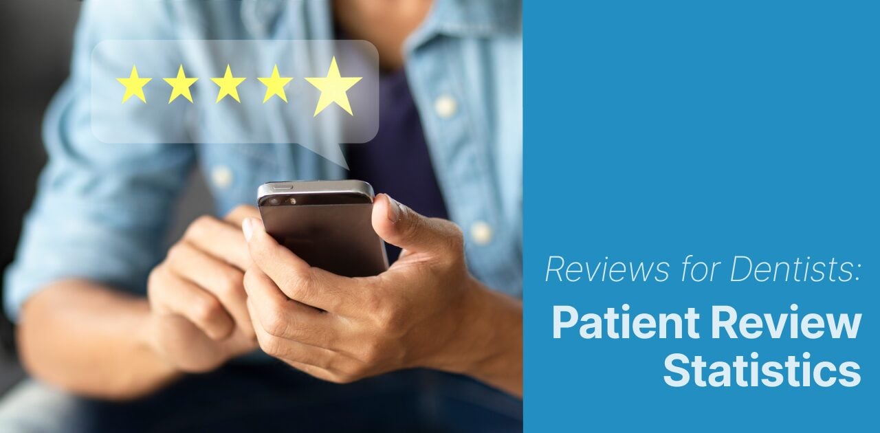 dental patient leaving 5 star review