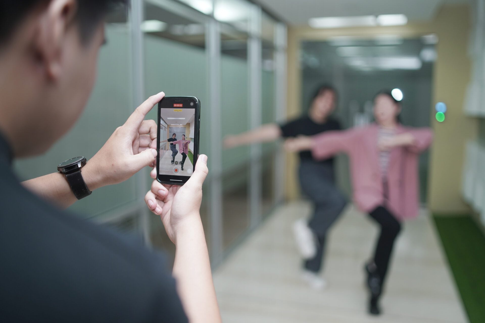 dental team doing a tiktok dance
