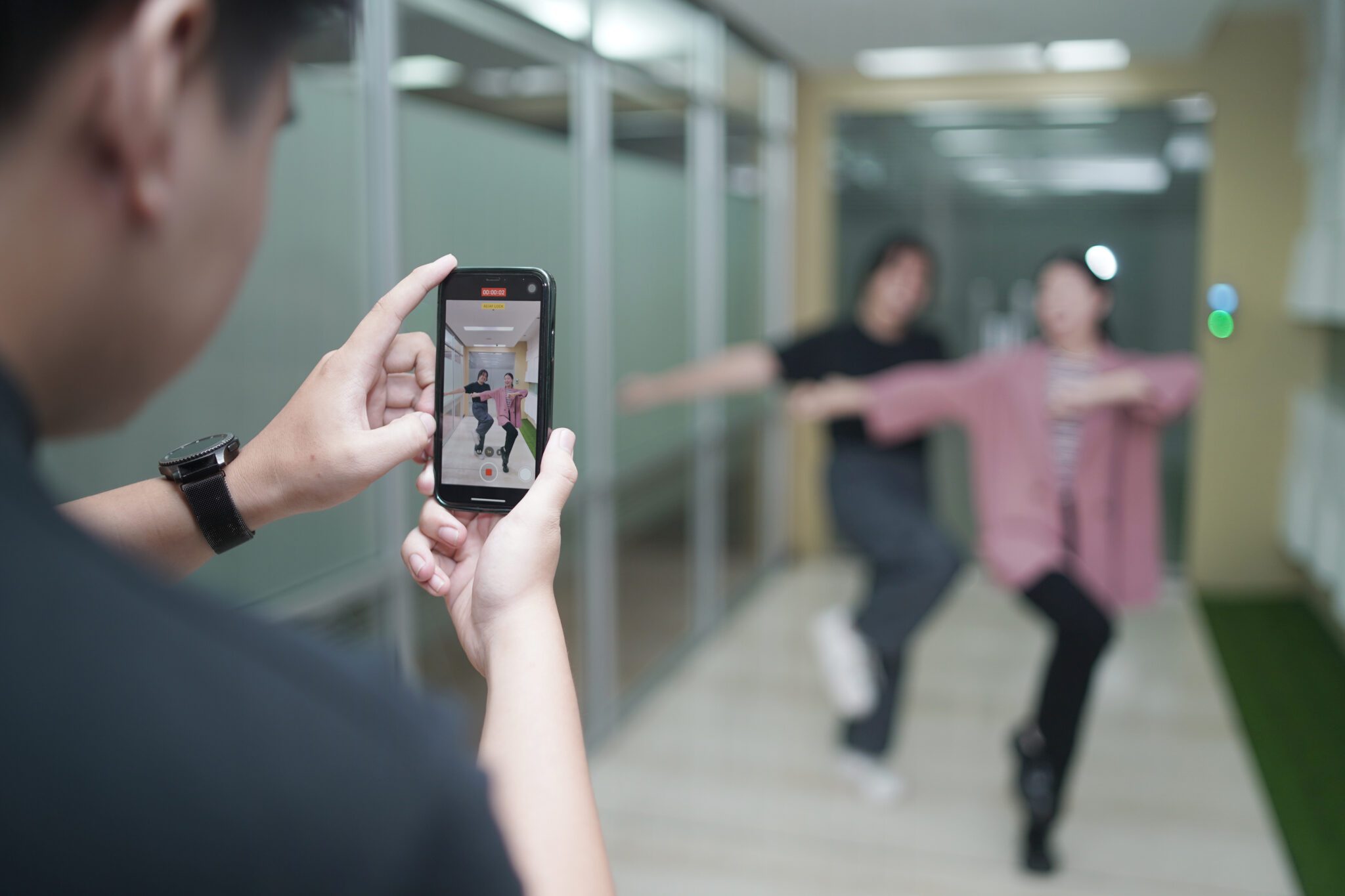 TikTok for Dentists: Is It Worth It in 2026? - dental social media - My Social Practice - Helping dental practices find new patients dental team doing a tiktok dance