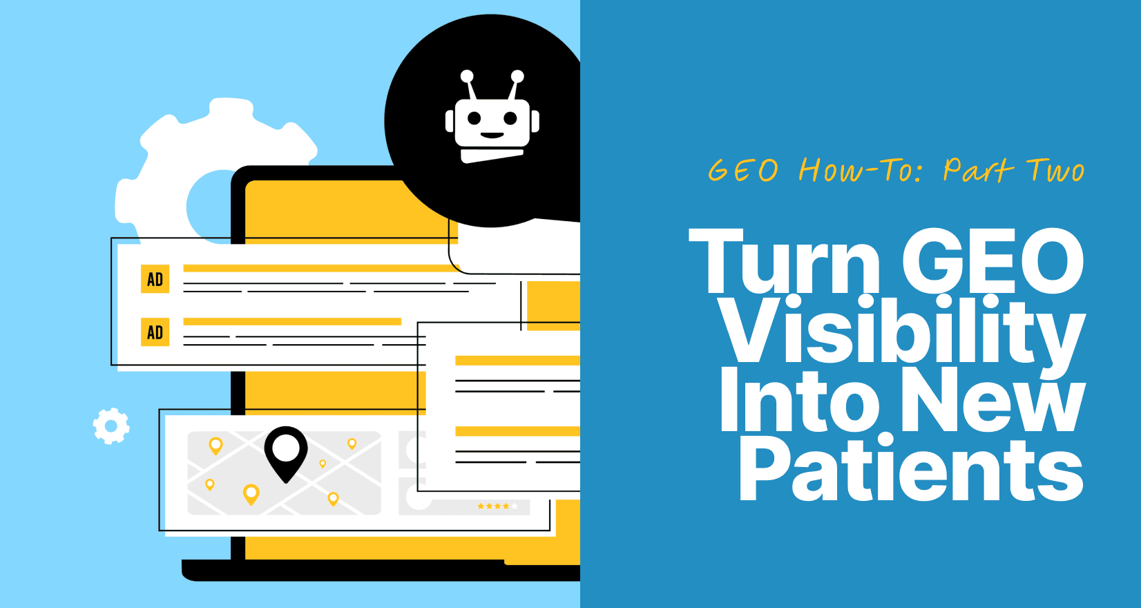 Your Dental GEO Tune-Up: How to Turn Visibility Into New Patients - dental GEO - My Social Practice - Social Media Marketing for Dental & Dental Specialty Practices dental GEO Tune-Up header