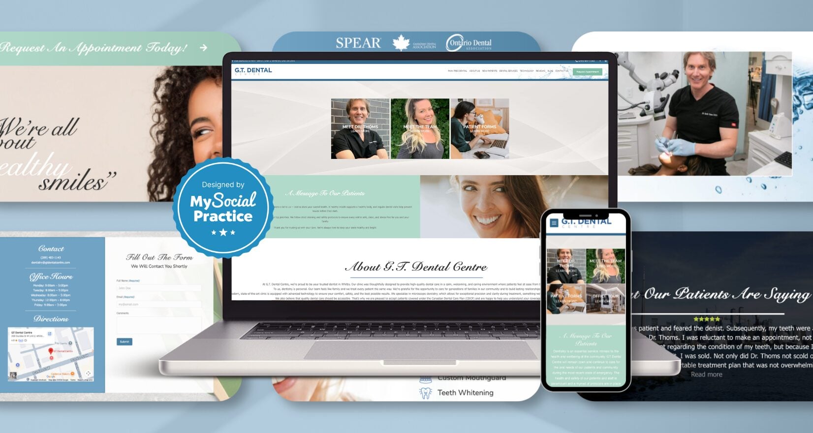 My Social Practice - Helping dental practices find new patients - dental website design