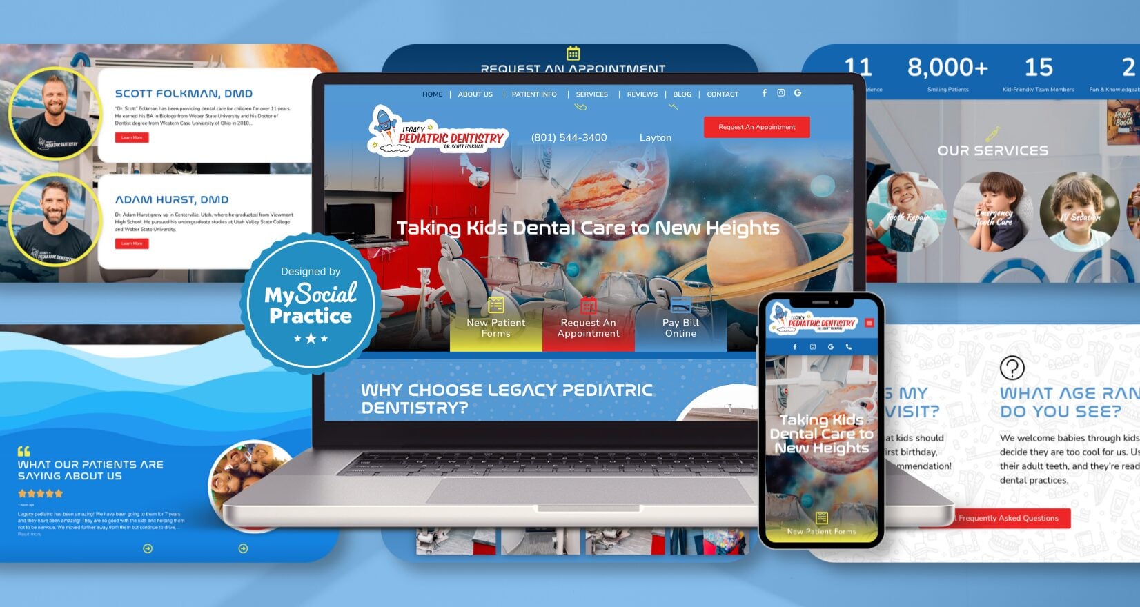 My Social Practice - Helping dental practices find new patients - dental website design