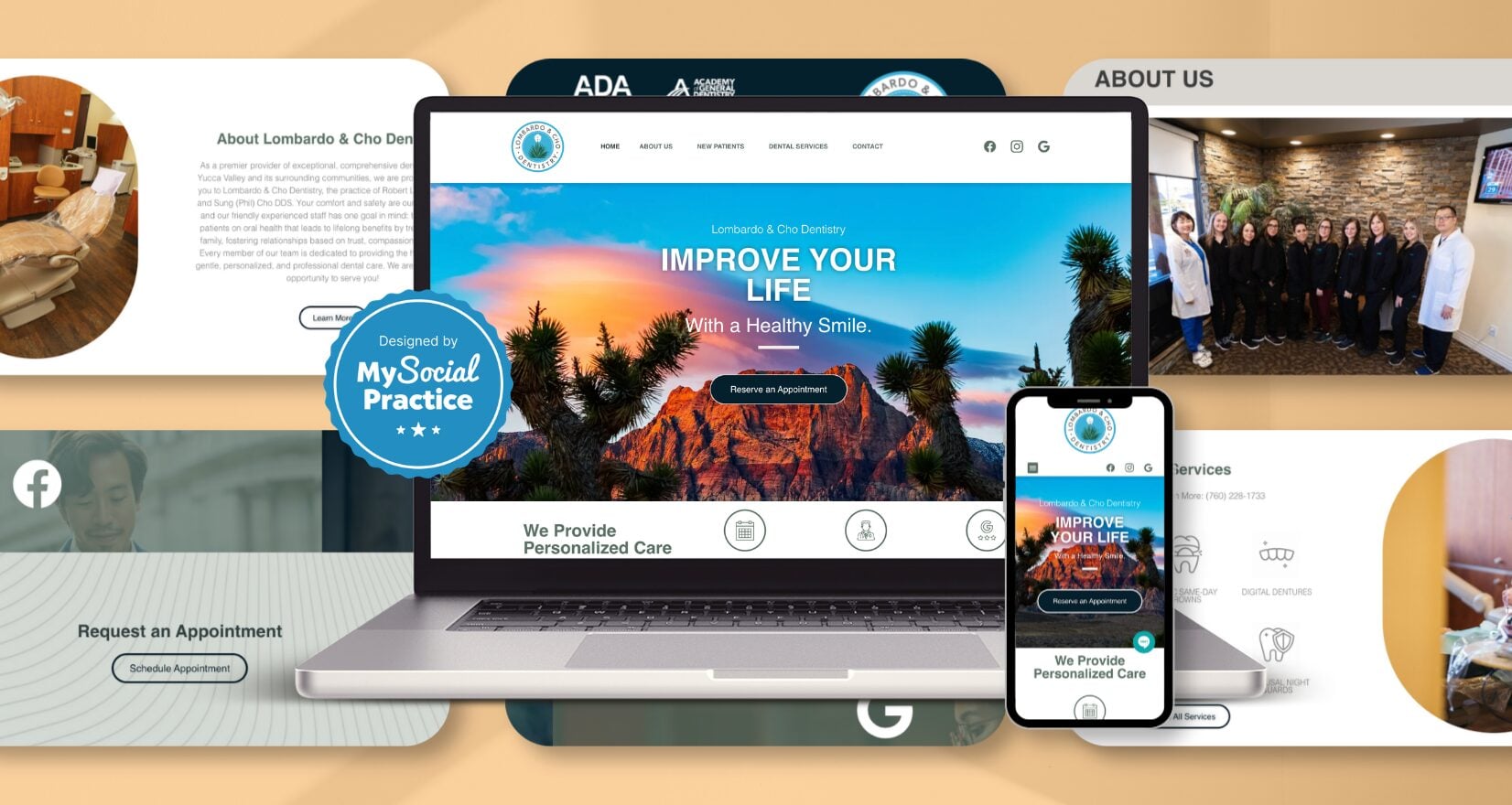 My Social Practice - Helping dental practices find new patients - dental website design