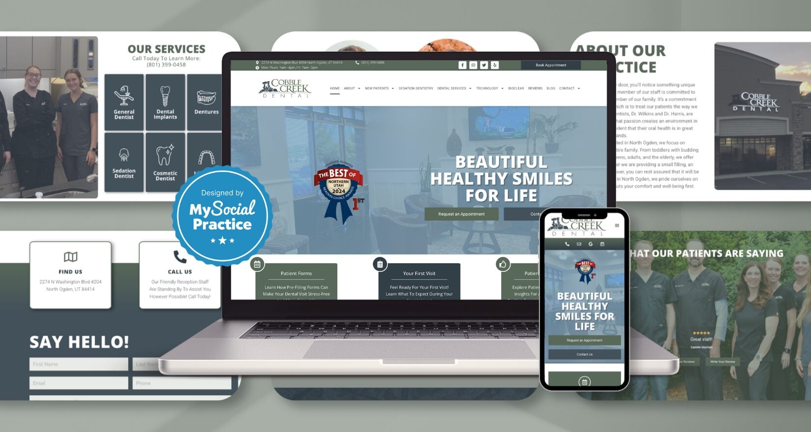 My Social Practice - Helping dental practices find new patients - dental website design