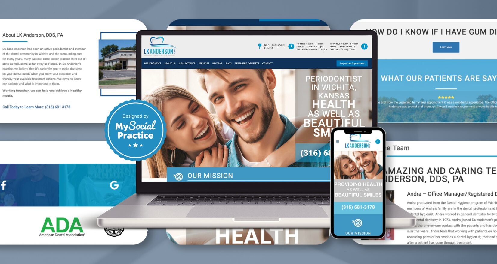My Social Practice - Helping dental practices find new patients - dental website design