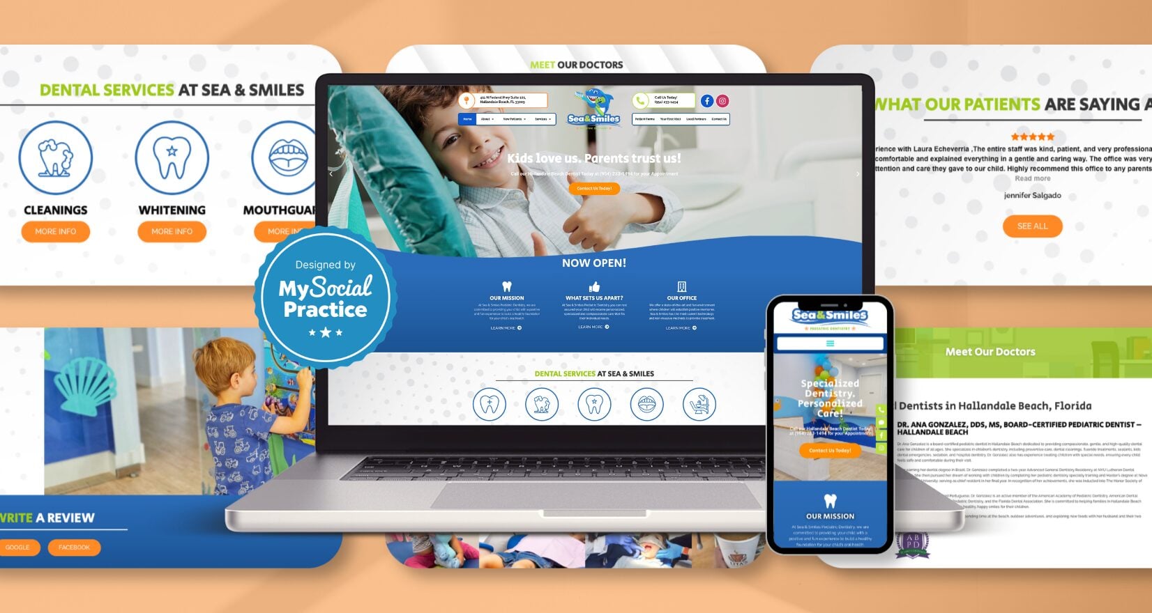My Social Practice - Helping dental practices find new patients - dental website design