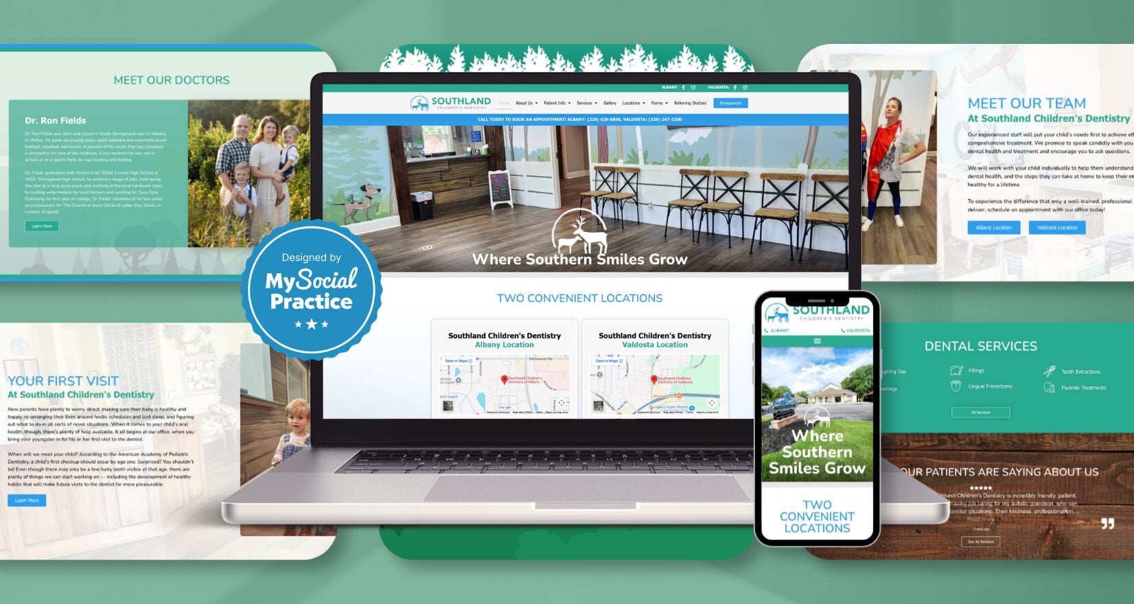 My Social Practice - Helping dental practices find new patients - dental website design