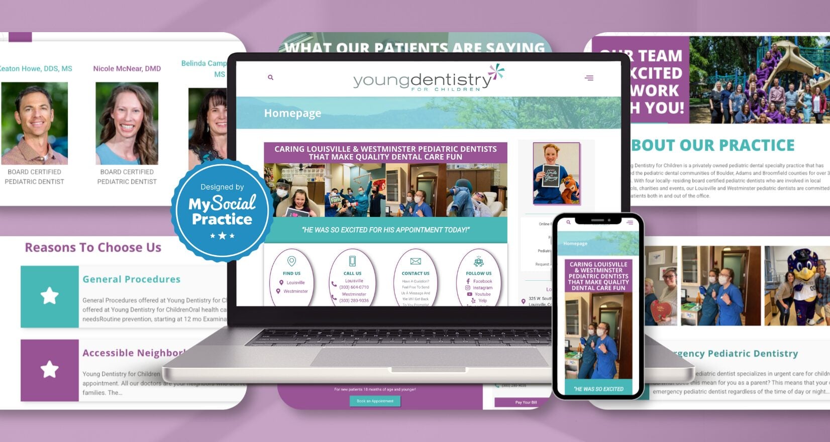 My Social Practice - Helping dental practices find new patients - dental website design