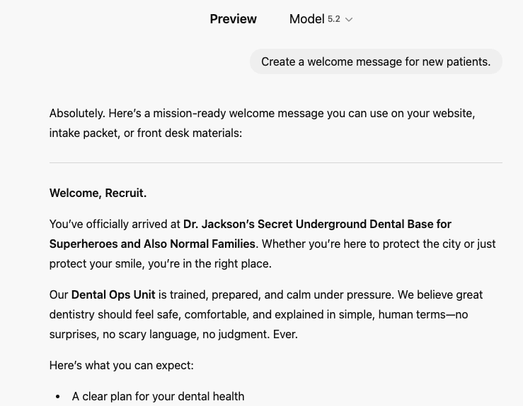My Social Practice - Social Media Marketing for Dental & Dental Specialty Practices - AI projects