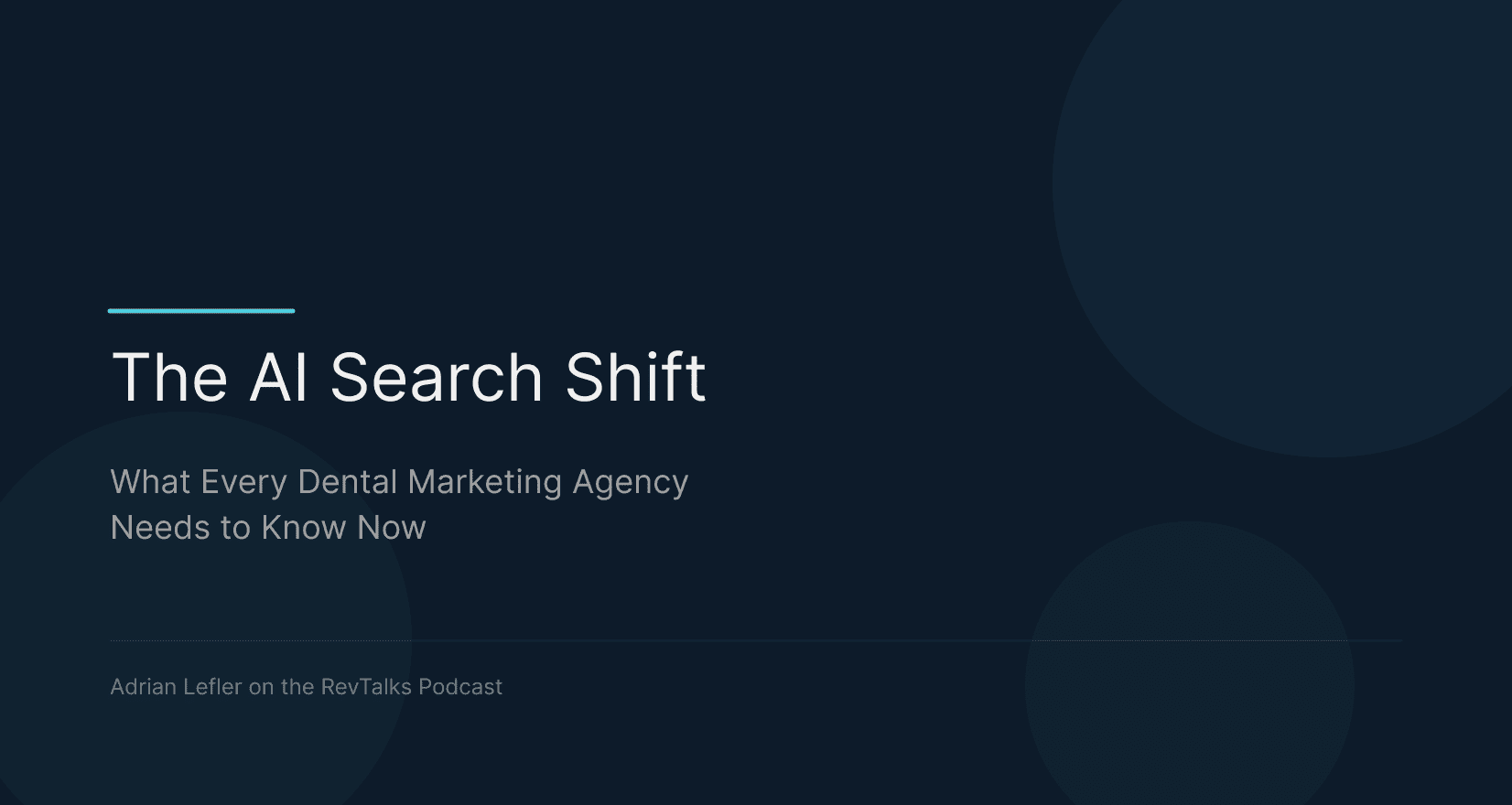 AI Search Dental Marketing