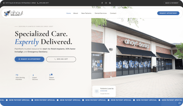 My Social Practice - Helping dental practices find new patients - dental website design