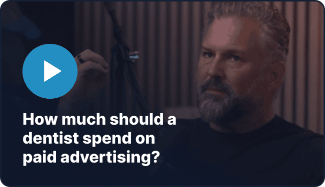 How much should a dentist spend on paid advertising?