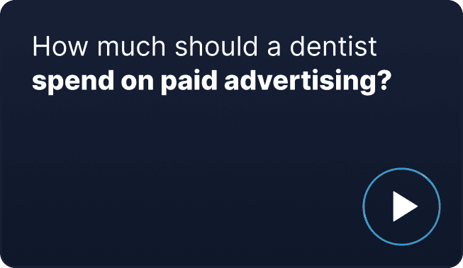 How much should a dentist spend on paid advertising