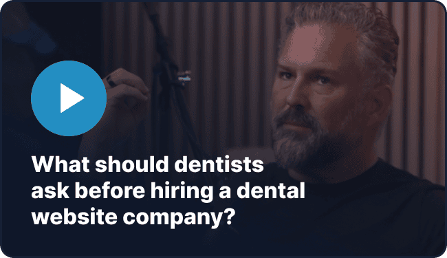 What should dentists ask before hiring a dental website company?
